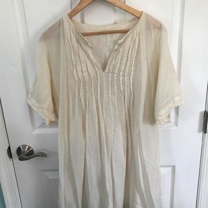 Vintage beach boho dress medium